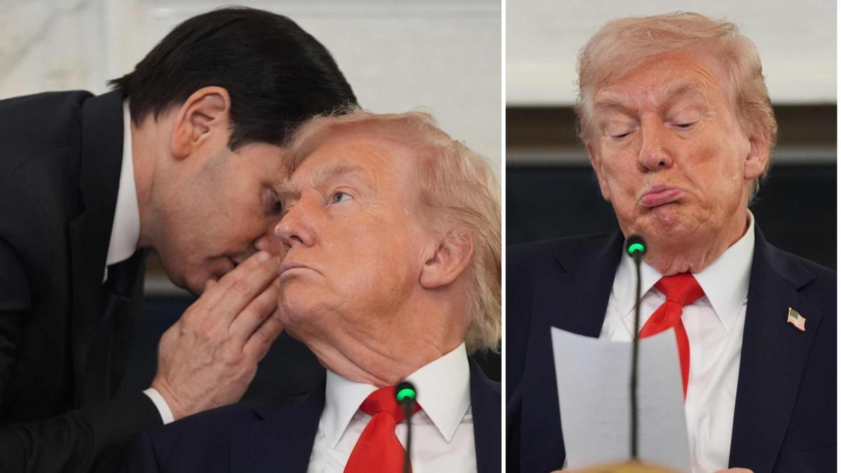 Trump, Busha nazire mi yaptı? Dünyanın konuştuğu o an… Detaylar…