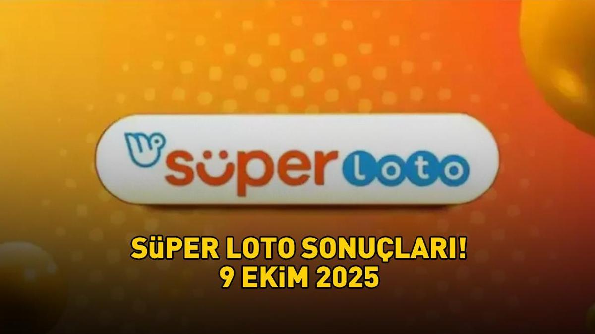 SÜPER LOTO SONUÇLARI BELLİ OLUYOR 9 EKİM 2025 | 31.597.960 TL büyük ikramiye! Süper Loto sonuçları açıklandı mı, saat kaçta açıklanır? Detaylar…