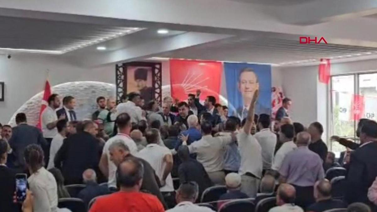 Samandağ CHP Kongresinde yumruklar konuştu – Detaylar…