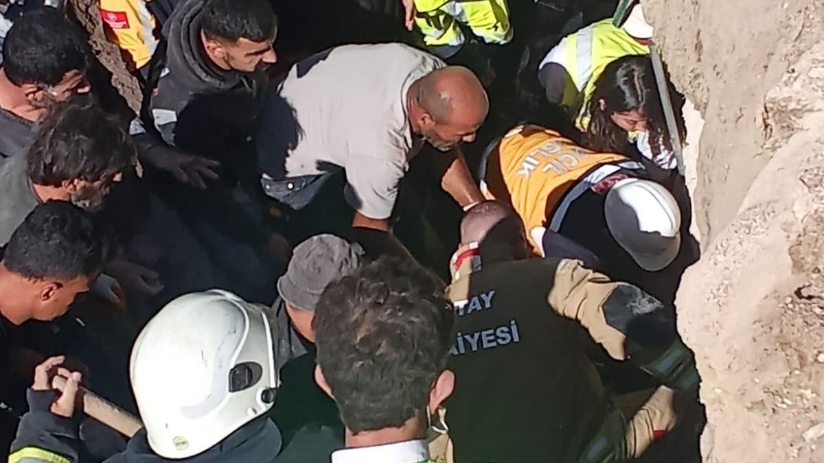 Şantiyede göçük: 1 işçi yaralandı Detaylar…