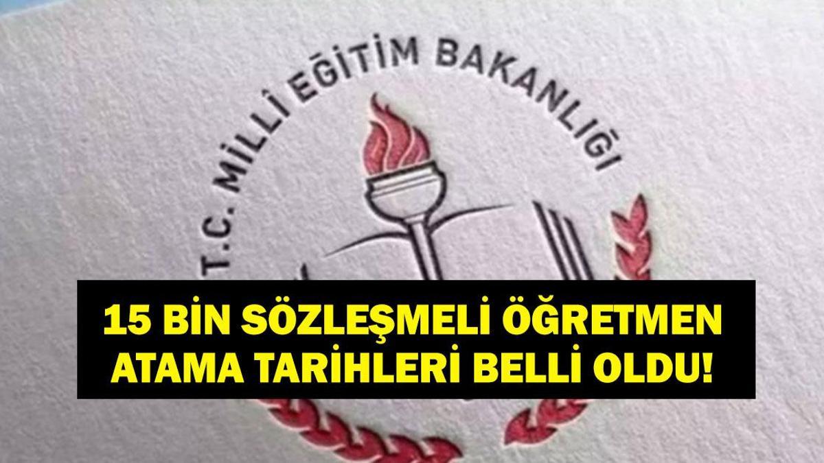 MEB Sözleşmeli Öğretmen Atama Başvuruları Başladı Mı? 15 Bin Sözleşmeli Öğretmen Ataması Ne zaman Yapılacak, Başvuru Şartları Ne? Detaylar…